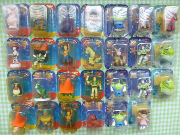 トイストーリー ミニブリスター フィギュア ユージン Yujin ２７個 まとめて ディズニー その他 売買されたオークション情報 Yahooの商品情報をアーカイブ公開 オークファン Aucfan Com