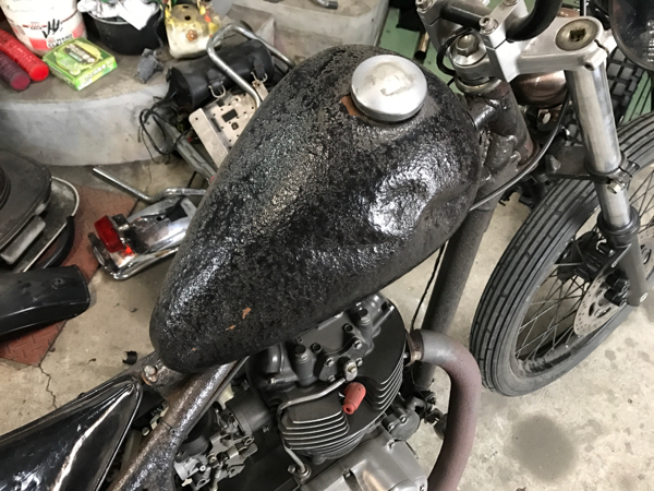 250TR!!カスタムエッグタンク!!サビ仕様!!エイジング 検エストレ 