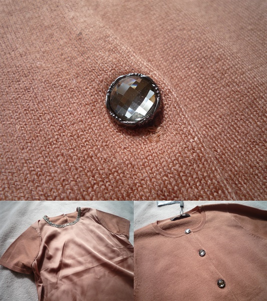 新品☆ジャスグリッティー（JUSGLITTY）異素材アンサンブルアンサンブル