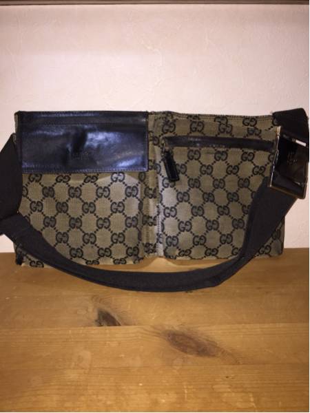 赤字超特価，爆買い グッチ / GUCCI ウエストポーチ ウエストバッグ ボディバッグ キャンバス&times;レザー&times;GG柄(かばん、バッグ)｜売買されたオークション情報、yahooの商品情報をアーカイブ公開 - オークファ かばん、バッグ
