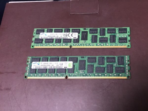 SUMSUNG PC3L-12800R(DDR3-1600) 8GB×2　合計16GBセット/動作品