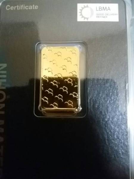 送料込】日本マテリアル 純金 インゴット 10g(金)｜売買された