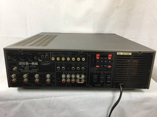 通電OK 第一興商 DAM-A7000 カラオケミキシングアンプ ダムk4648