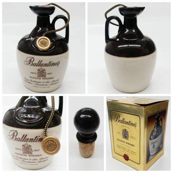 ☆バランタイン/Ballantines 12年 GOLD SEAL 陶器 750ml 未開栓 古酒