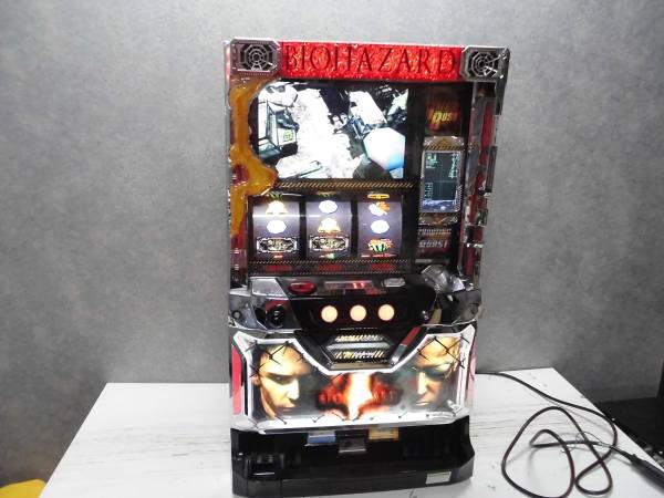 ☆パチスロ 実機 バイオハザード 5 コイン不要機付 エンターライズ☆