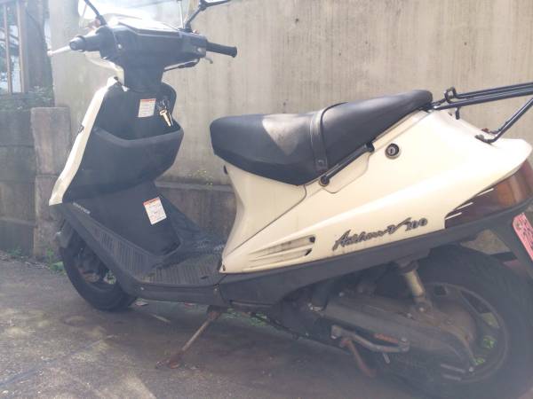スズキ アドレスV100 CE13A 白 現状 御成約中古車スズキ スズキ アドレスV100 CE13A 白 現状 御成約中古車スズキ