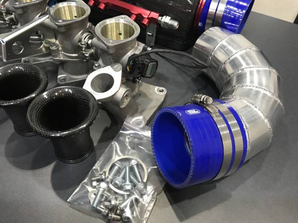 戸田レーシング4連スロットル　ファンネル部分のみ　s2000 S2000用 戸田レーシングスポーツインジェクションセット 4スロ 4連