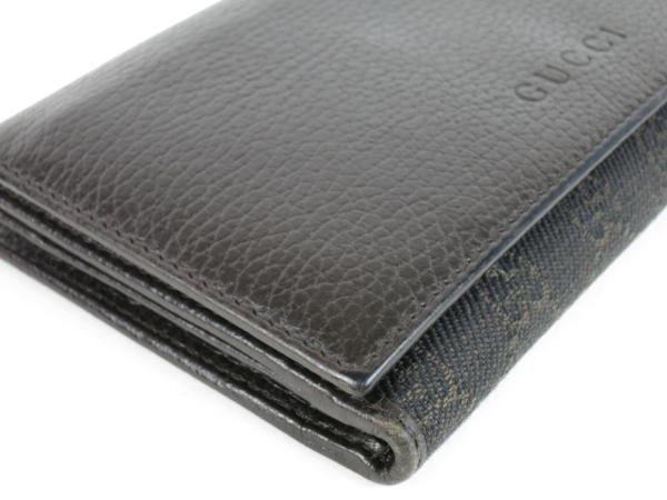 ｸｰﾎﾟﾝ5%OFFグッチ／GUCCI \"GG MARMONT・GGマーモント 61112★1円スタート★本物★グッチ★GUCCI★中極美品★Wホック長財布★レザー×キャンバス★レディース★