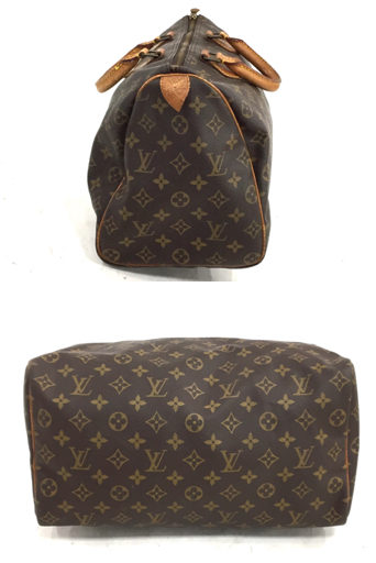 ルイヴィトン LOUIS VUITTON スピーディ35 モノグラム レザー