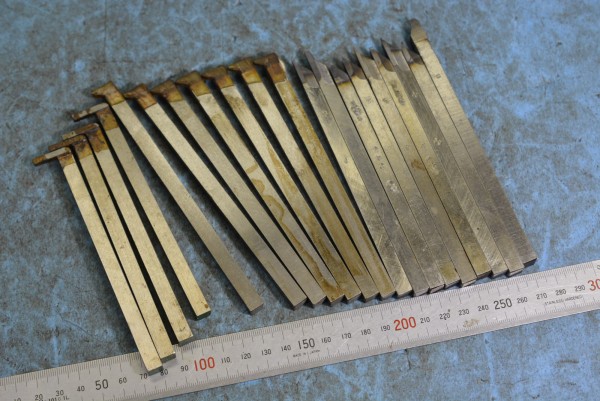 8mm角 超硬ロー付けバイト 未使用品あり