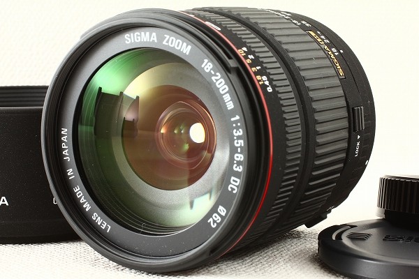 極上品◇SIGMAシグマ AF 18-200mm F3.5-6.3 DC Canon キヤノン◇フード