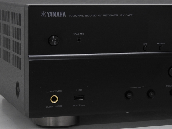 中古 YAMAHA ヤマハ RX-V471(B) AVレシーバー AVアンプ ブラック