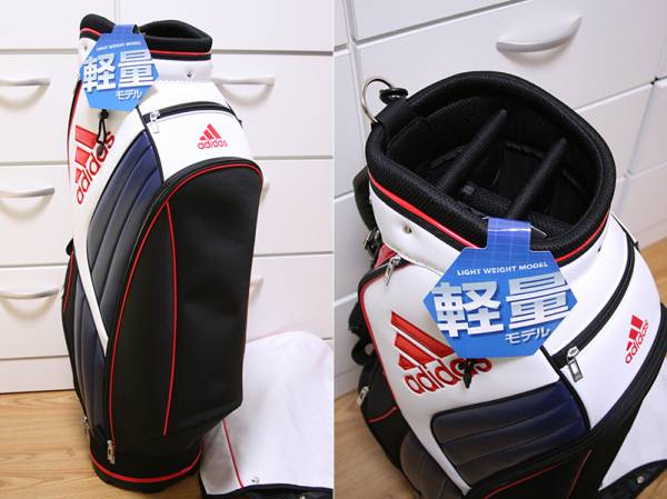 美品】アディダス Adidas キャディバッグ 6 AWS31-A15745