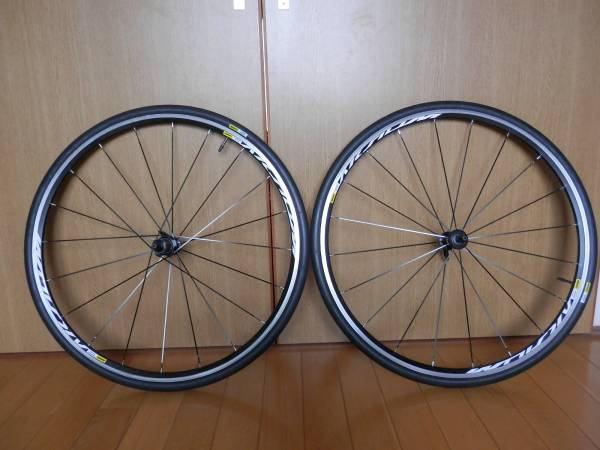 MAVIC AKSIUM Elite アクシウム シマノ クリンチャー前後セット
