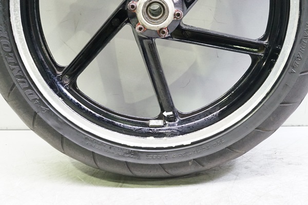 CB400SF Ver.S 社外 17インチ×3.50J ワイド フロントホイール 黒 検 