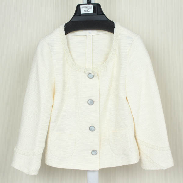 ☆TO BE CHICフリルカラーデザインジャケット 40☆LASTSALE☆dx12 