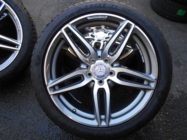 ベンツ Eクラス W213 純正 AMG 19インチ 19x8J PCD112 +43 5H 245/40ZR19 1本　　2023.2.20.O.6-A50　外車　22101069 Eクラス 19インチ 純正 クーペ メルセデス ja19