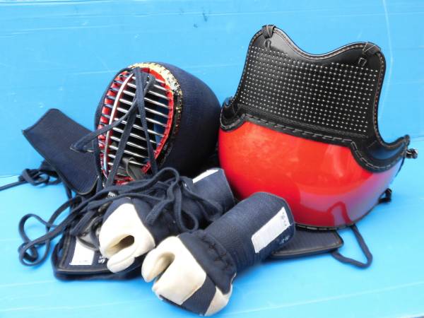 小学生 剣道防具一式☆美品 バッグ付き （1円～！剣道 防具セット 剣道防具