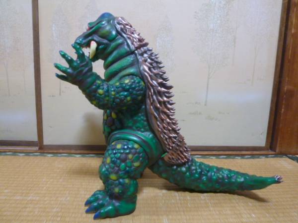 マルサン ブルマァク ○○ 超特大 ザゴラ 緑○○ 怪獣 ソフビ 当時もの