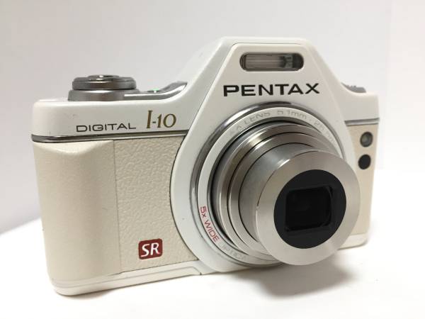 ☆美品☆ペンタックス PENTAX Optio I-10 ホワイト☆元箱☆2992