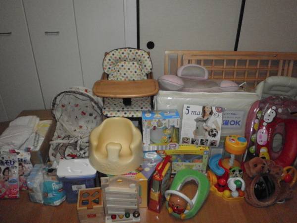 出産準備】ベビーベッド、ハイローチェア、抱っこ紐など【ベビー用品】