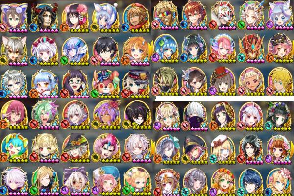 白猫プロジェクト 廃課金 引退 マナ，イロメロ，ユキムラ，ソアラ，オスクロル等あり