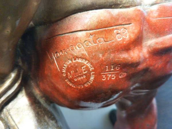 ヒロ・ヤマガタ/「猫泥棒」/ブロンズ像/ 24/375 /彫刻/置物/オブジェ