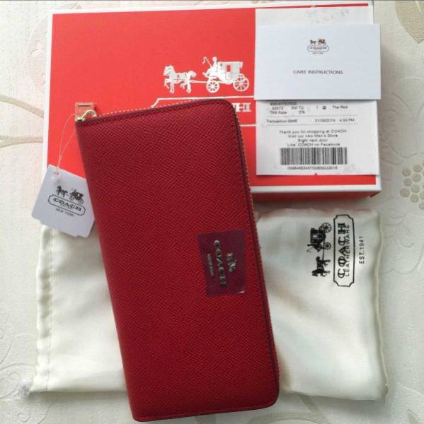 コーチ 財布 COACH （レッド） - コーチ(COACH) レザー レディース 赤 
