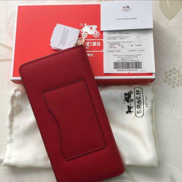 コーチ 財布 COACH （レッド） - コーチ(COACH) レザー レディース 赤 