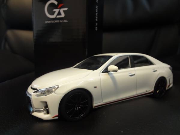 トヨタ　マークX G`s Gスポーツ　コンセプト　1/43 ミニカー　非売品 トヨタ ミニカー マークX G's 非売品 ホワイトパール 【公式通販】