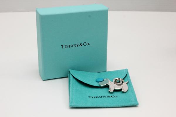 827 ティファニー Tiffany SV925 犬 ドッグモチーフ タグ プレート ペンダントトップ チャーム 送料無料