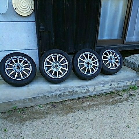 ホンダ 純正 アルミ ホイール ＆ タイヤセット １台分 N-WGN ☆中古品☆ 検) N-BOX N-ONE