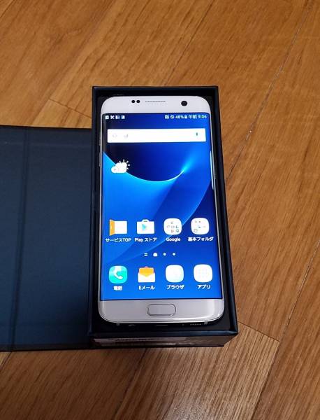 ★新品 au Galaxy S7 edge ギャラクシー SCV33 本体/残債無_2
