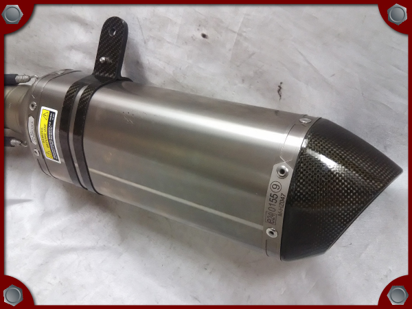 ●中古品●11-14 GSX-R600/750用 アクラポビッチ製 レーシングライン 4-2-1 チタン フルエキゾーストマフラー●[L]梱包●32198