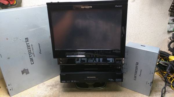 ジャンク カロッツェリアHDDインダッシュナビ AVIC-VH099G モニター