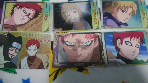 Naruto ナルト カード ブロマイド 12枚セット 砂隠れ 我愛羅 テマリ カンクロウ 夜叉丸 おもちゃ ゲーム 売買されたオークション情報 Yahooの商品情報をアーカイブ公開 オークファン Aucfan Com