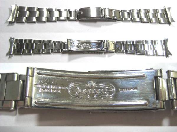 ロレックス ROLEX 19mm FF60 リベットブレス 純正 - Ref.7205 0 純正