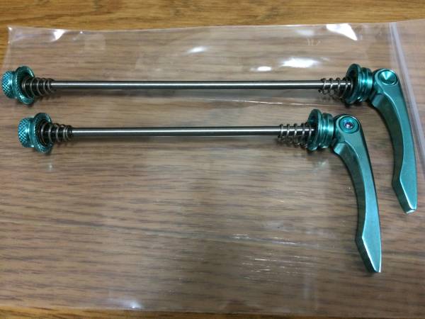 希少 BIANCHI 超軽量 クイック レバー チタン クイックレリース
