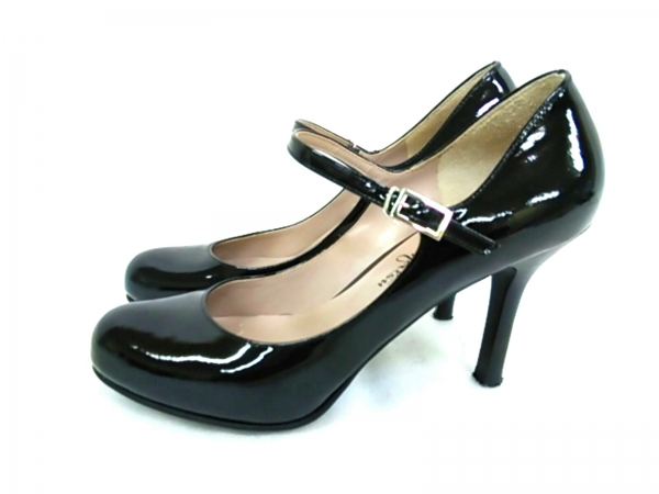 ギンザカネマツ パンプス 22　D レディース 黒 GINZA Kanematsu