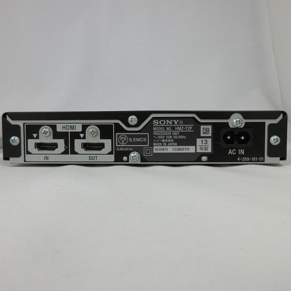 1円 SONY HMZ-T2 (3D対応ヘッドマウントディスプレイ) ◇難あり◇ SONY◇