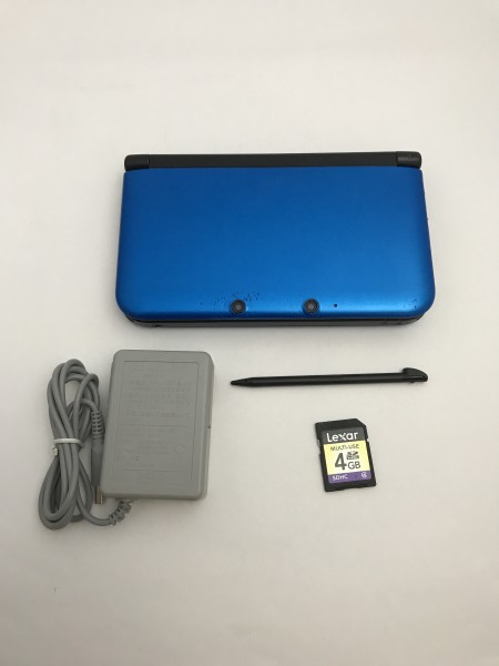 【動作確認OK】　3DS LL　本体セット　ブルー×ブラック　No.1