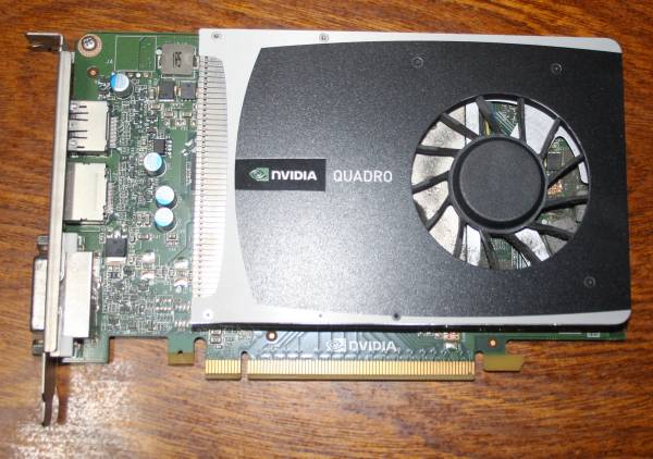 nVidia Quadro 2000　⑤