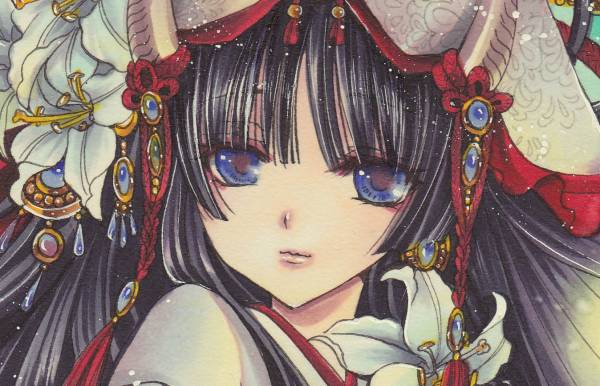 同人手描きイラスト・オリジナル『鬼の嫁入り』(手描きイラスト)｜売買