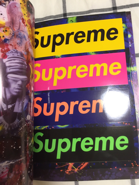 supreme 高品質ステッカーシート付録 美品 Supreme Book Vol.6