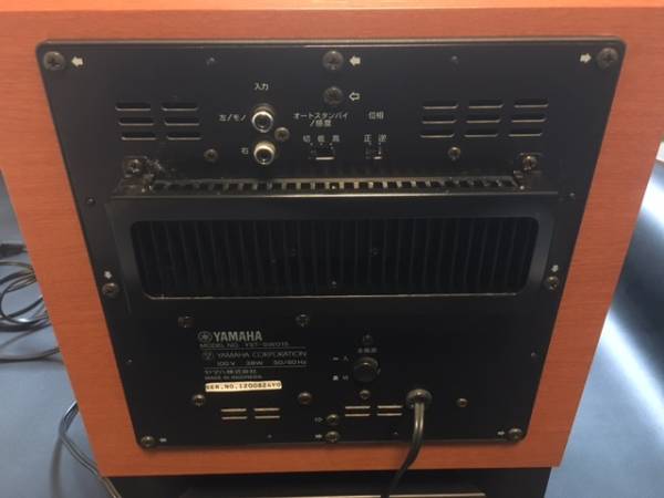 □ YAMAHA YST-SW015 サブウーファー サブウーファーシステム 美品
