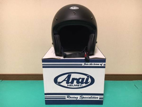 Arai CLASSIC MOD ラバーブラックXL（61〜62cm）中古品 □アライ Arai CLASSIC MOD ラバーブラック 中古美品（61-62