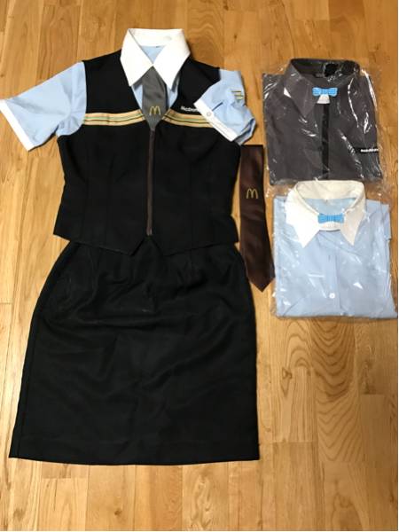 7点セット マクドナルド マネージャー 女子制服セット レディース