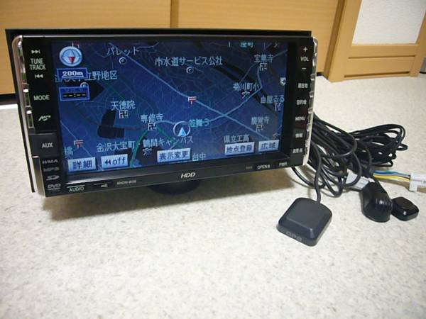トヨタ純正 ワイド型 HDDナビ(トヨタ、ダイハツ)｜売買された 