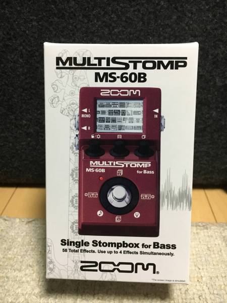 ZOOM MS-60B MultiStomp ベース用マルチエフェクター 美品　送料無料