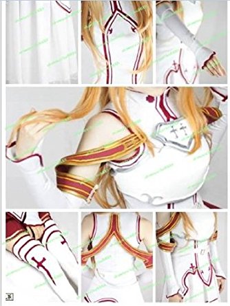 高品質コスプレ衣装 ソードアートオンライン アスナ/結城明日奈 衣装＋ウイッグ＋靴